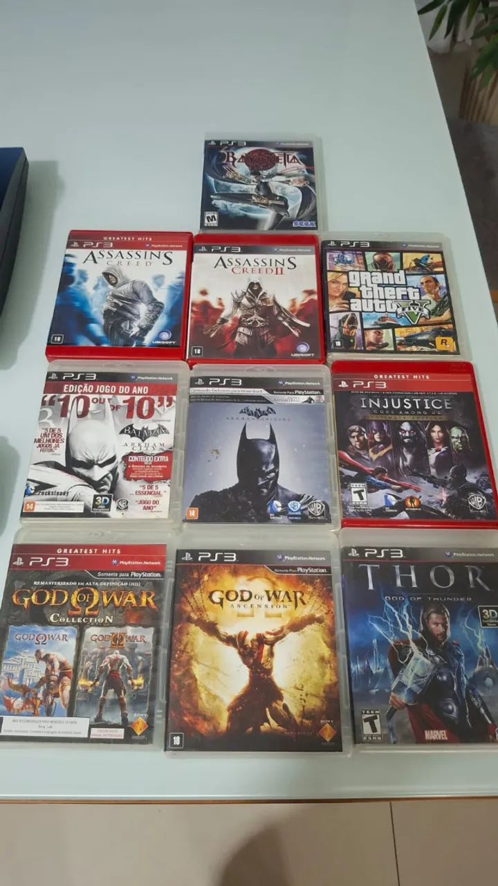 PlayStation 3 Slim - 2 Controles + Cabos + Jogos - Foto 6