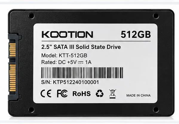 SSD Kootion 512GB Sata3 para pc e notebook novo lacrado - Foto 3
