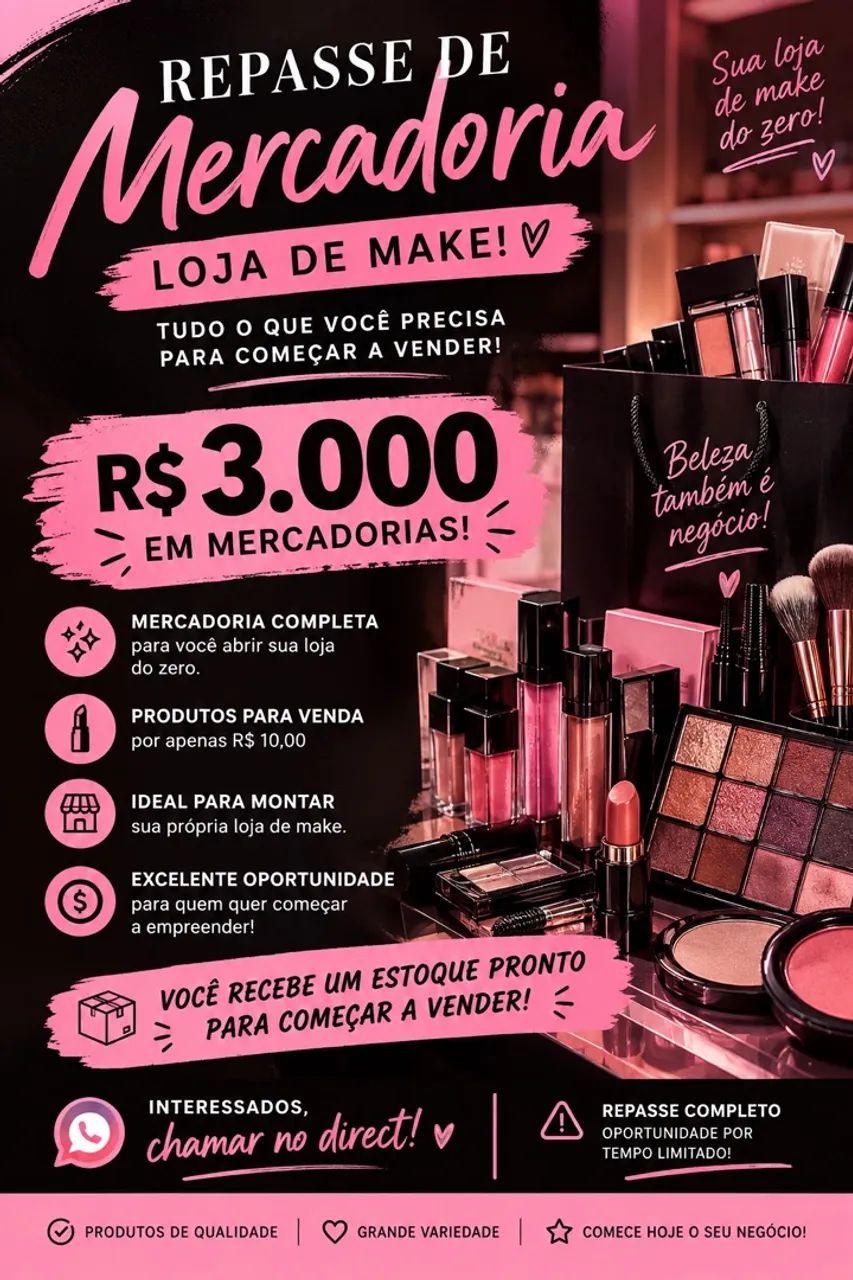 Repasse de loja de Make 10