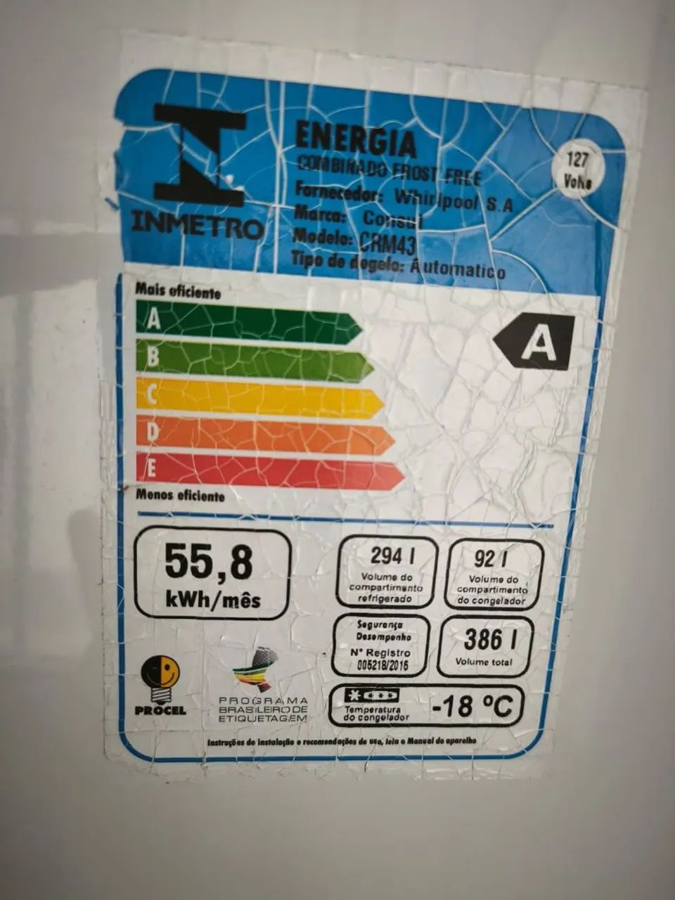 Geladeira Consul Frost Free 386L 110v - Foto 4
