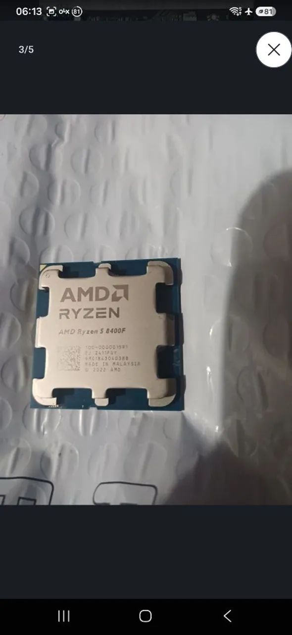 Ryzen 5 8400F/ Placa-mãe A620m-H  - Foto 3