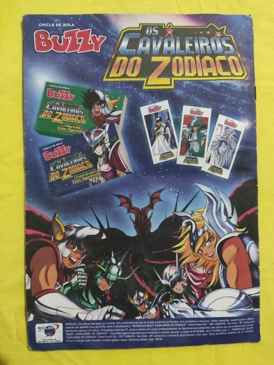 Álbum Buzzy Os Cavaleiros do Zodíaco - Foto 2