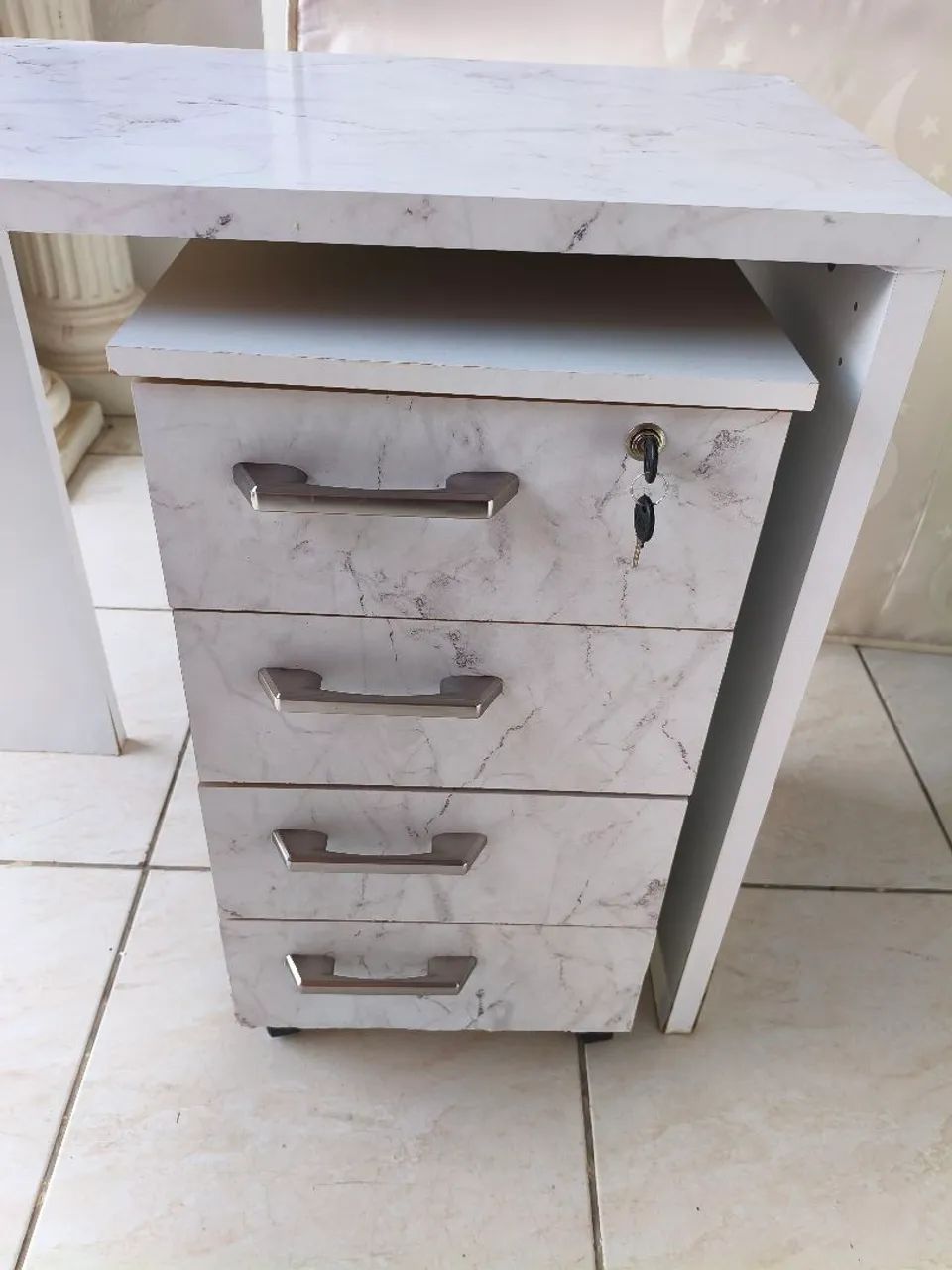 Mesa de escritório L - Foto 3
