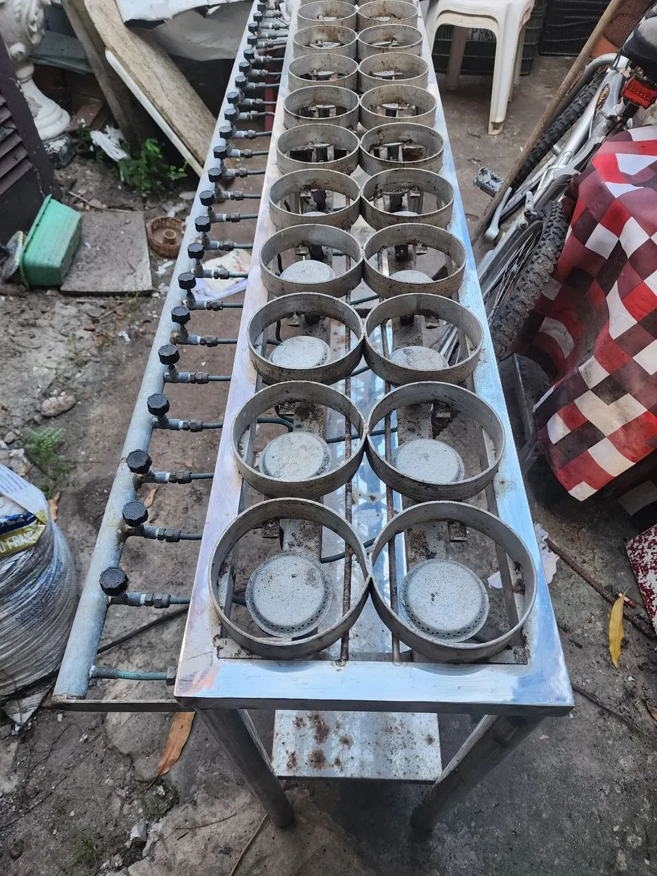 Vendo FORNO de INOX 30 BOCAS CUZCUZ  - Foto 6