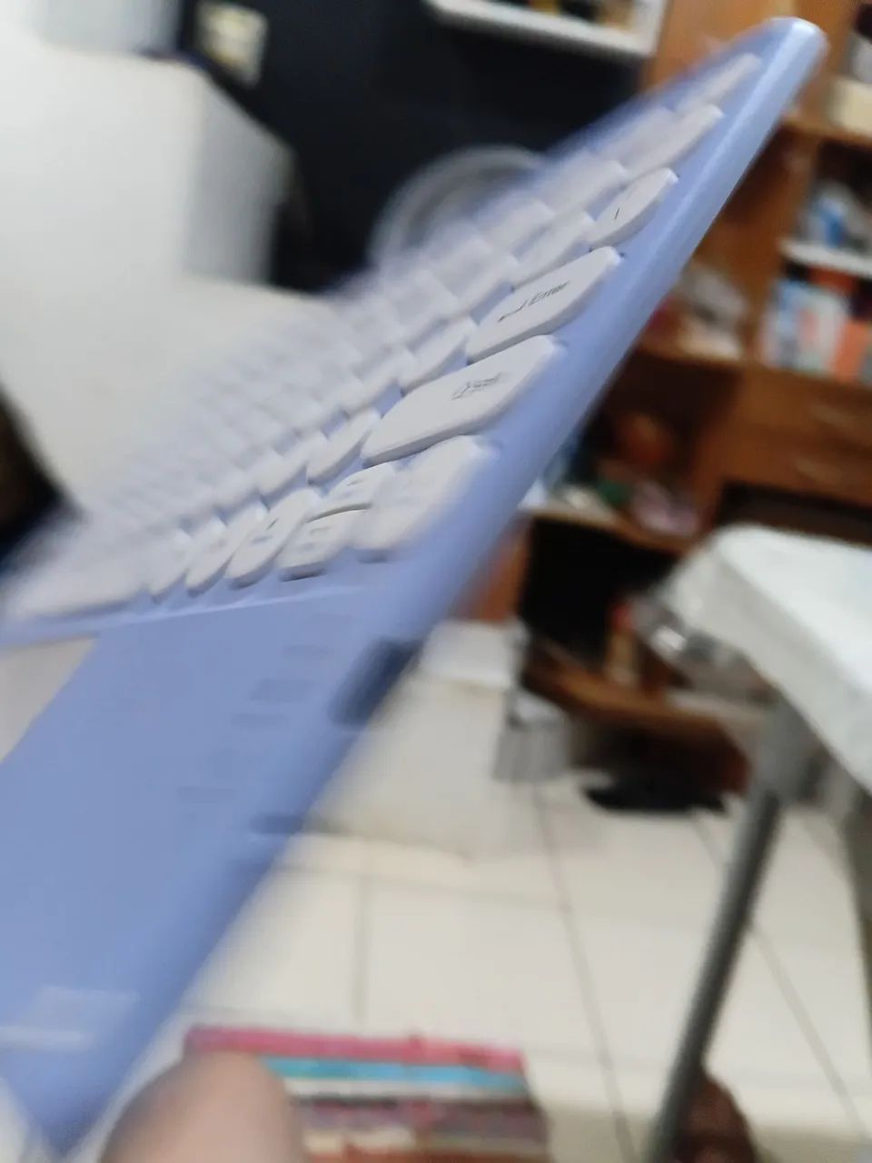 Teclado recarregável todo bom via bloco, para celular, notebook, TV Master e etc - Foto 4