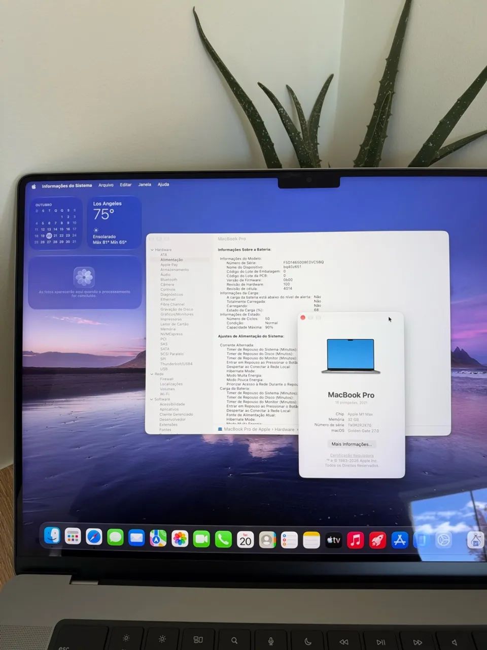 MacBook Pro 16  M1 Max 32GB RAM 1TB SSD GPU 24 Núcleos - Foto 5