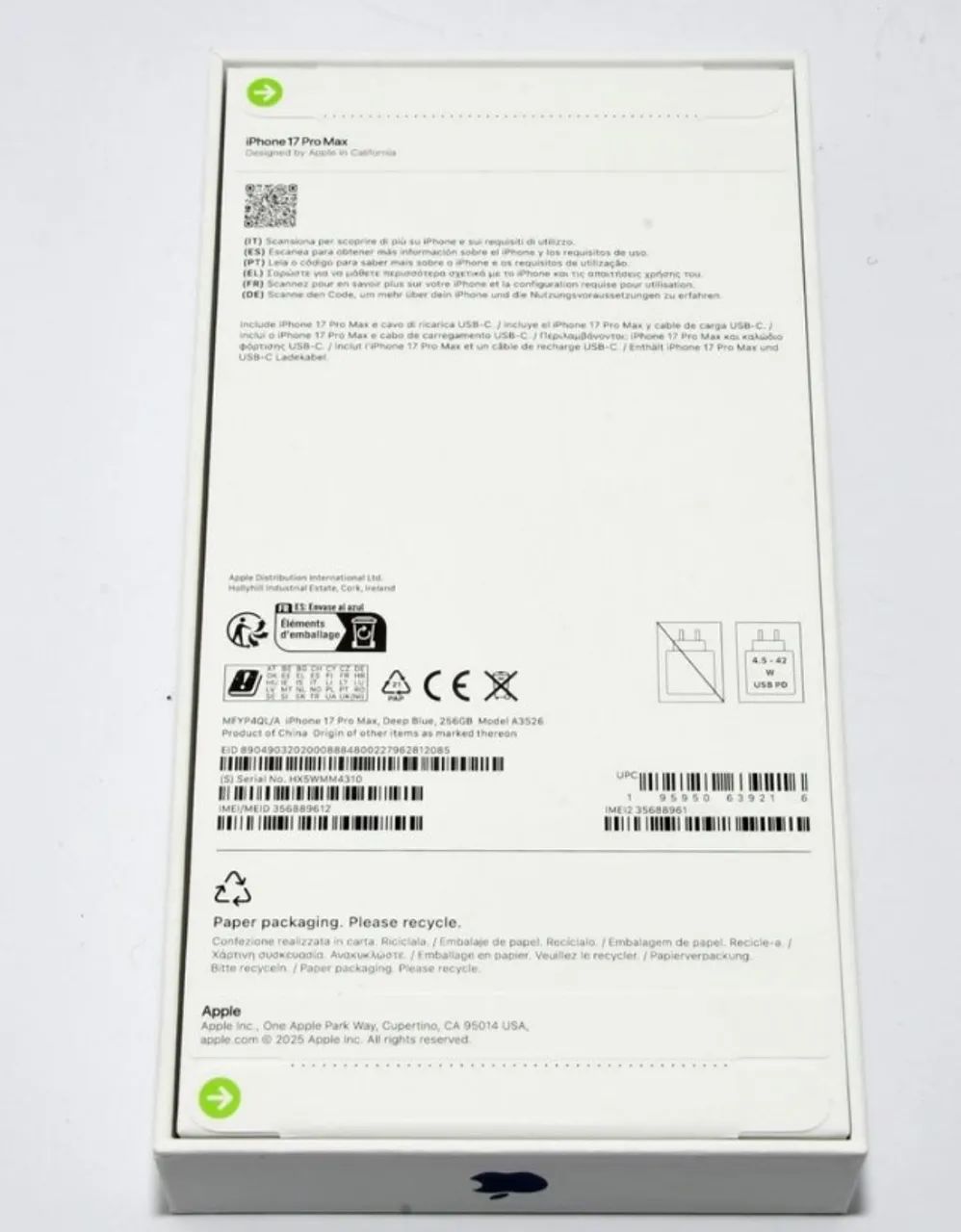 iPhone 17 pro azul 256gb - Foto 2