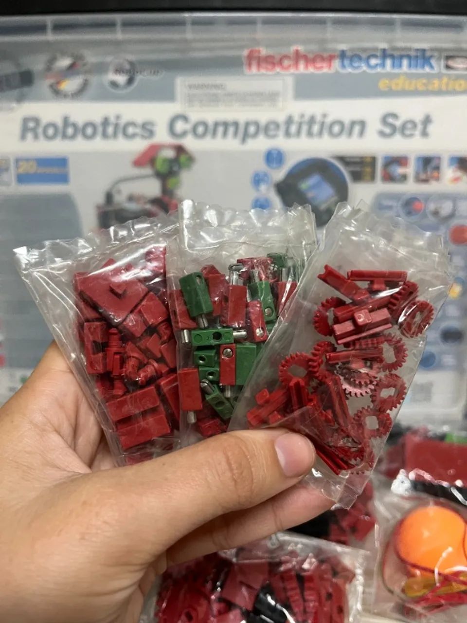 Kit de Robótica Fischertechnik Robotics Competition Set 670 Peças 20 Modelos - Foto 5