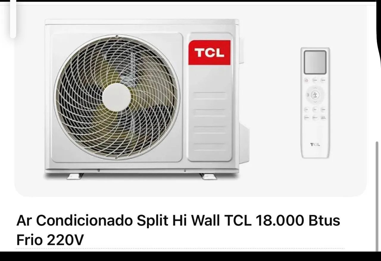 AR 18.000 BTUS pouco uso 