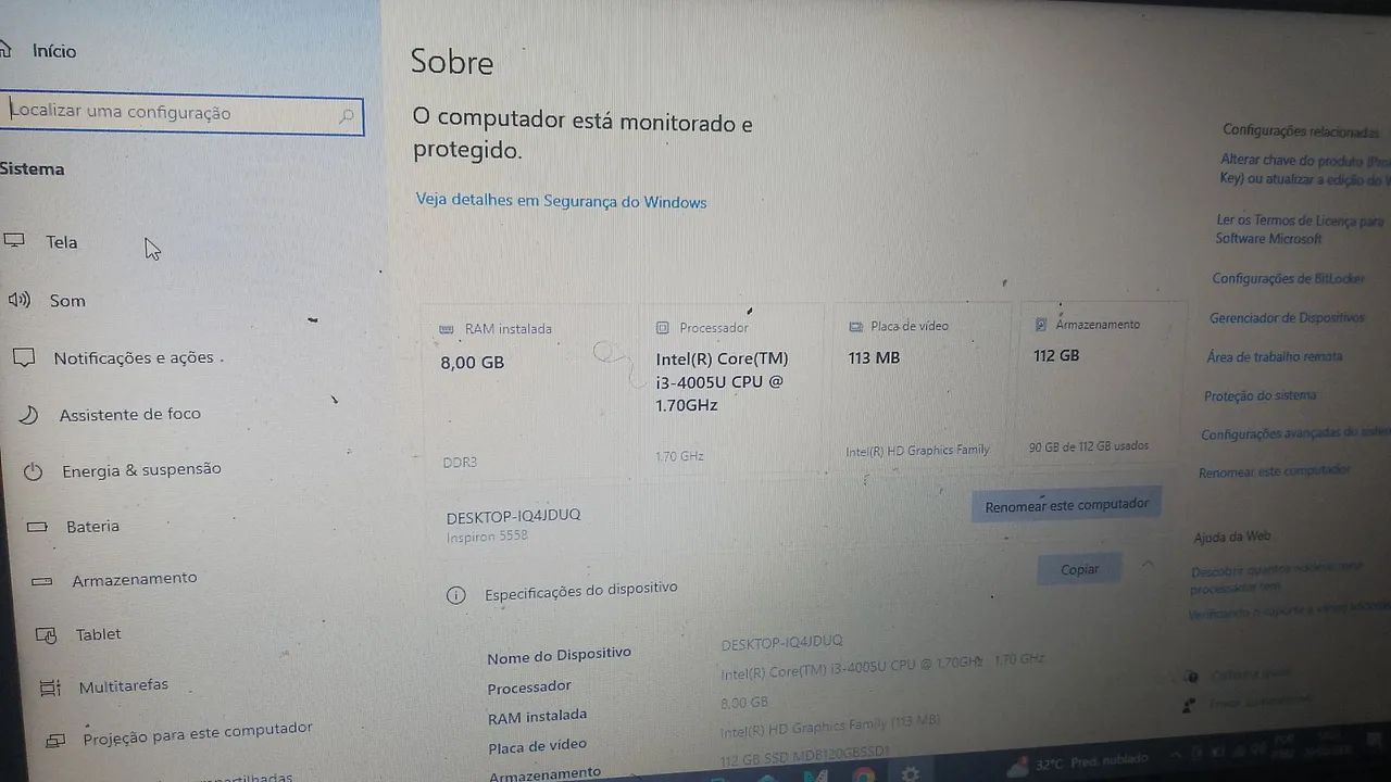 Notebook Dell Excelente estado - Foto 2