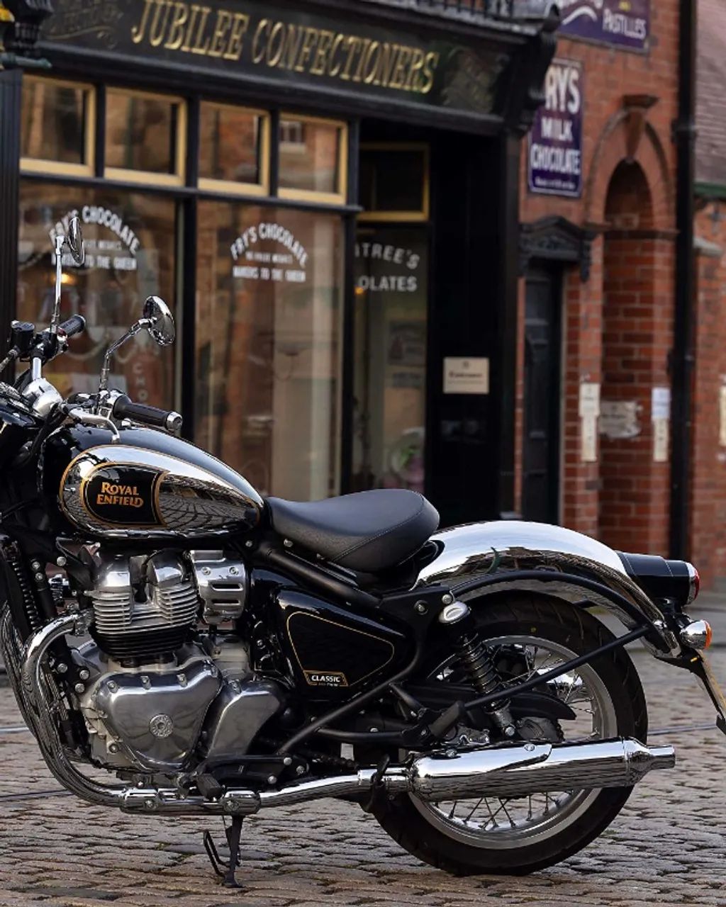 LEONI - R.E. CLASSIC 650 - CHROME BLACK - Foto 3