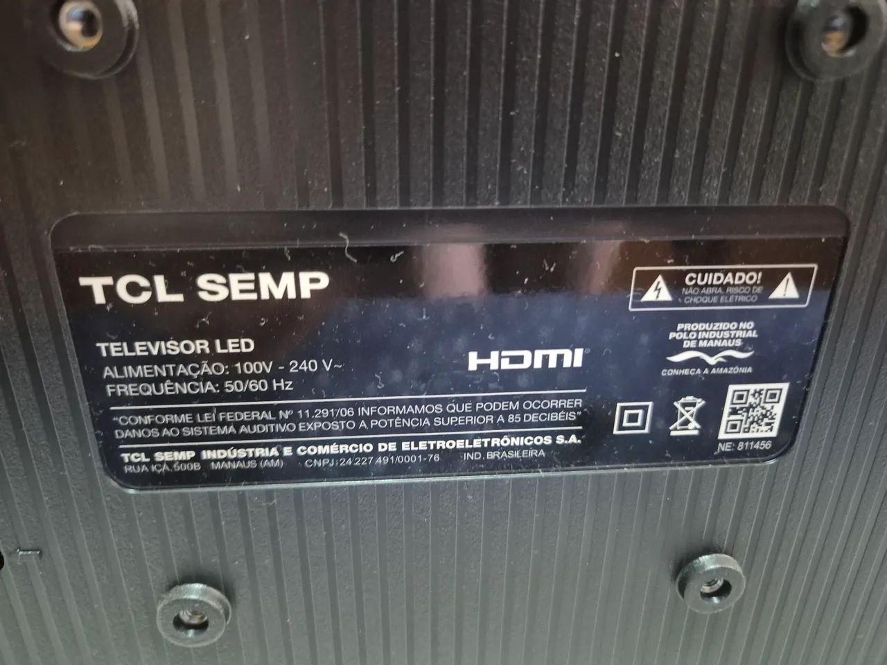 TV TCL 32 polegadas smart ainda com plastico na tela - Foto 3
