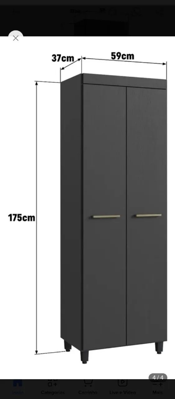 MULTIUSO 2 Portas Branco PROMOÇÃO Novo - Foto 3
