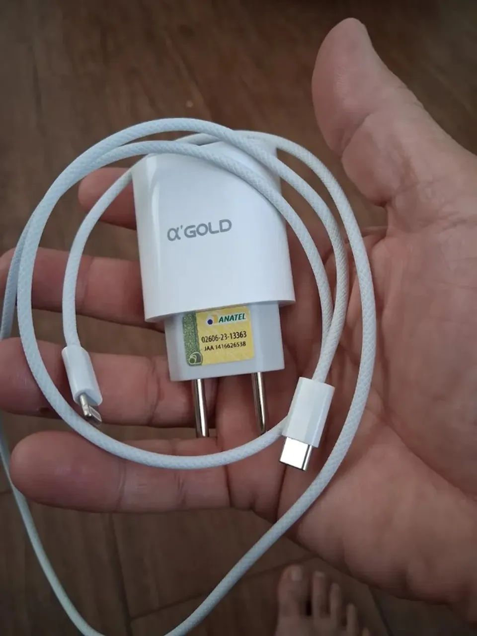 Carregador Turbo 40W USB-C + Cabo Lightning iPhone 8 ao 14 Pro Max - Foto 3
