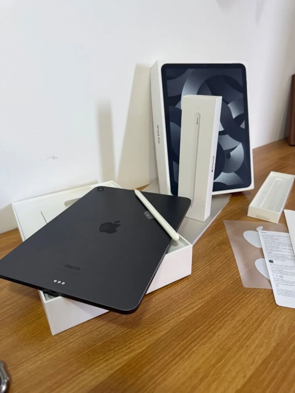 iPad Air M1 256GB | Completo | Com Pencil Original - Notebooks