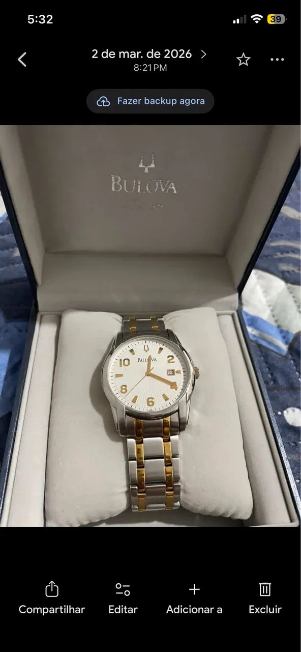 RELÓGIO BULOVA BARATO 777 REAIS  - Foto 2