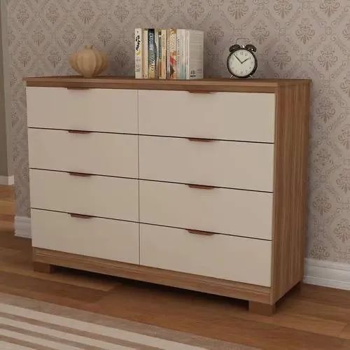 Cômoda Isadora 8 Gavetas - MDF Premium (Tuboarte)