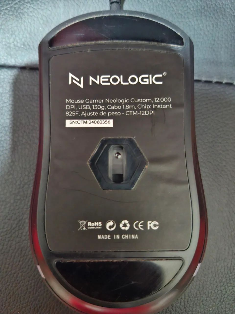 Mouse gamer customizavel, RGB, 12.000 DPI - Foto 4