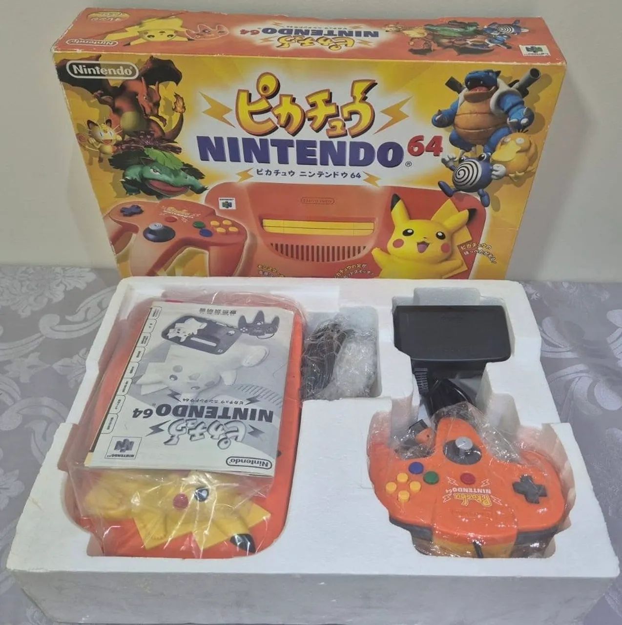 Nintendo 64 Pikachu Laranja - Foto 2
