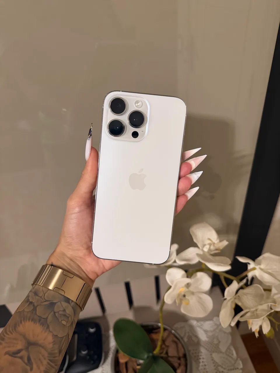 iPhone 14 Pro Max Branco IMPECÁVEL  - Foto 3