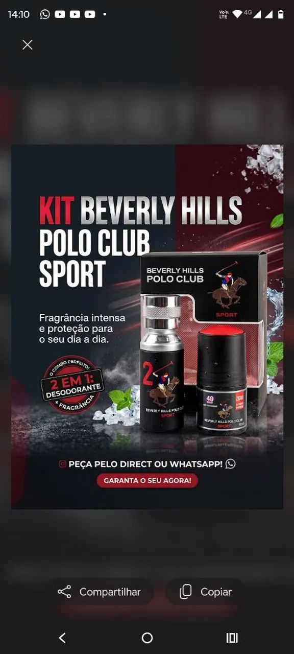Kit perfume e desodorante