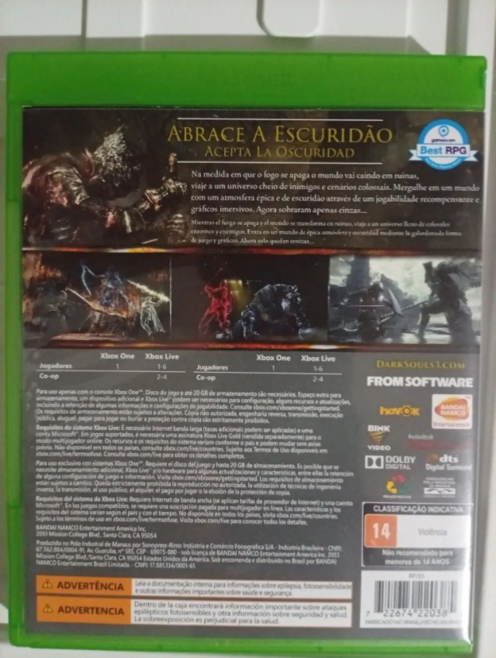 Dark Souls 3 - Xbox - Jogos de Vídeo Game - São Luiz Gonzaga