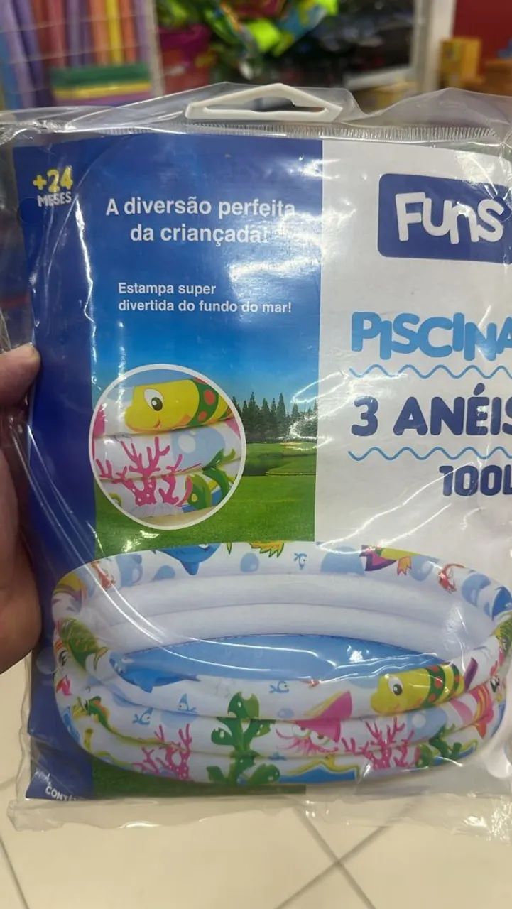 piscina inflável 3 anéis 