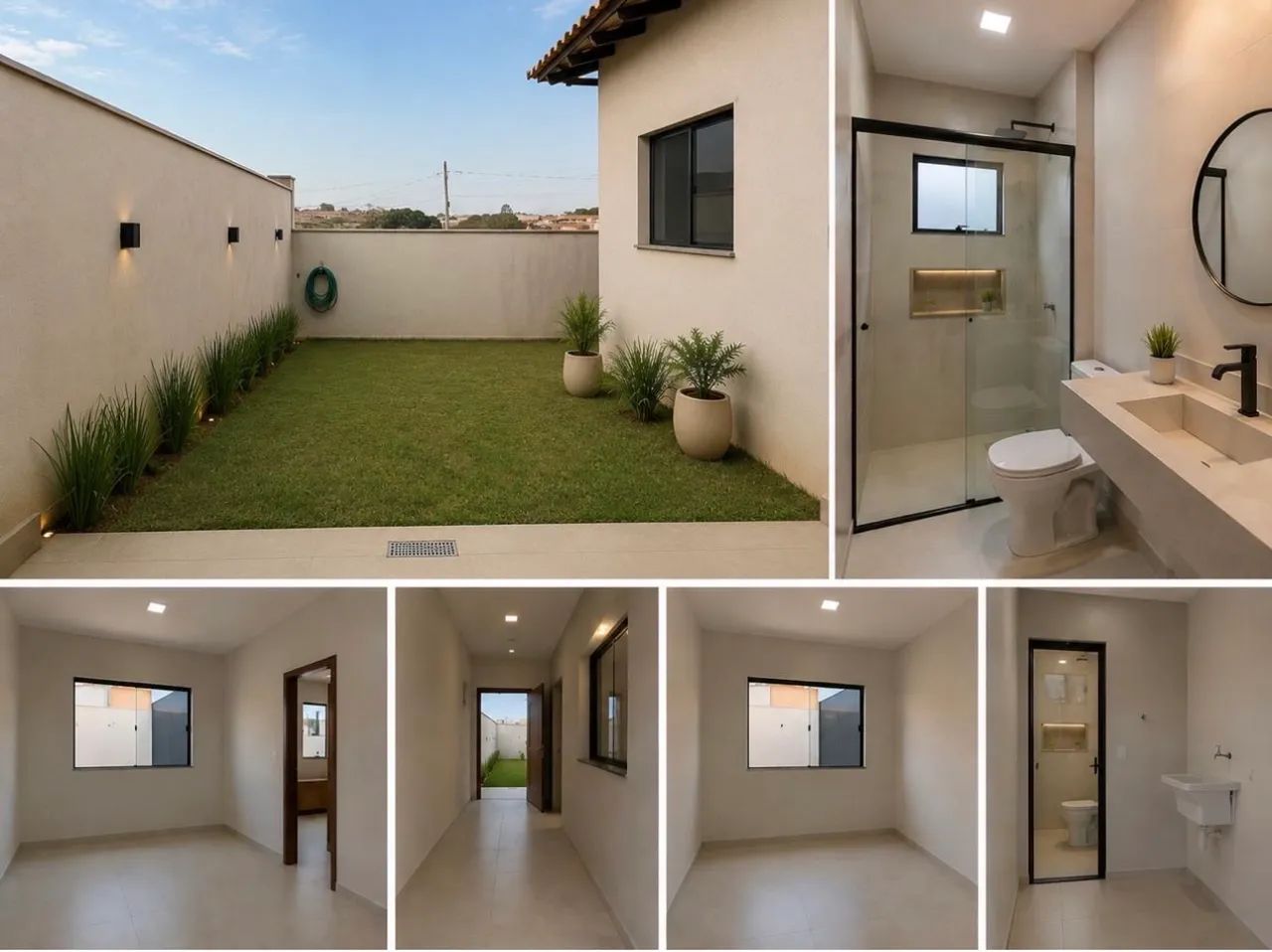 Casa nova com 2q é 2 banheiros 