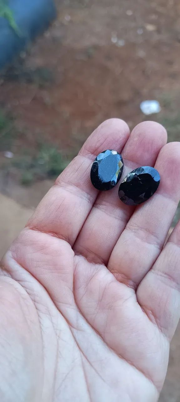Vendo um jogo de pedras Ônix preta
