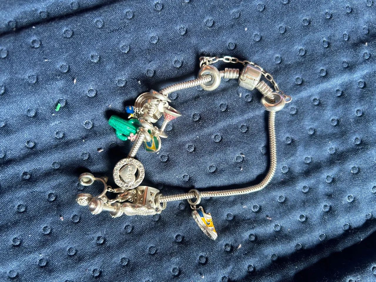 Pulseira pandora prata 925