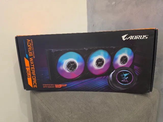 Water Cooler Gigabyte Aorus Waterforce II 360, ARGB, 360mm - Foto 4
