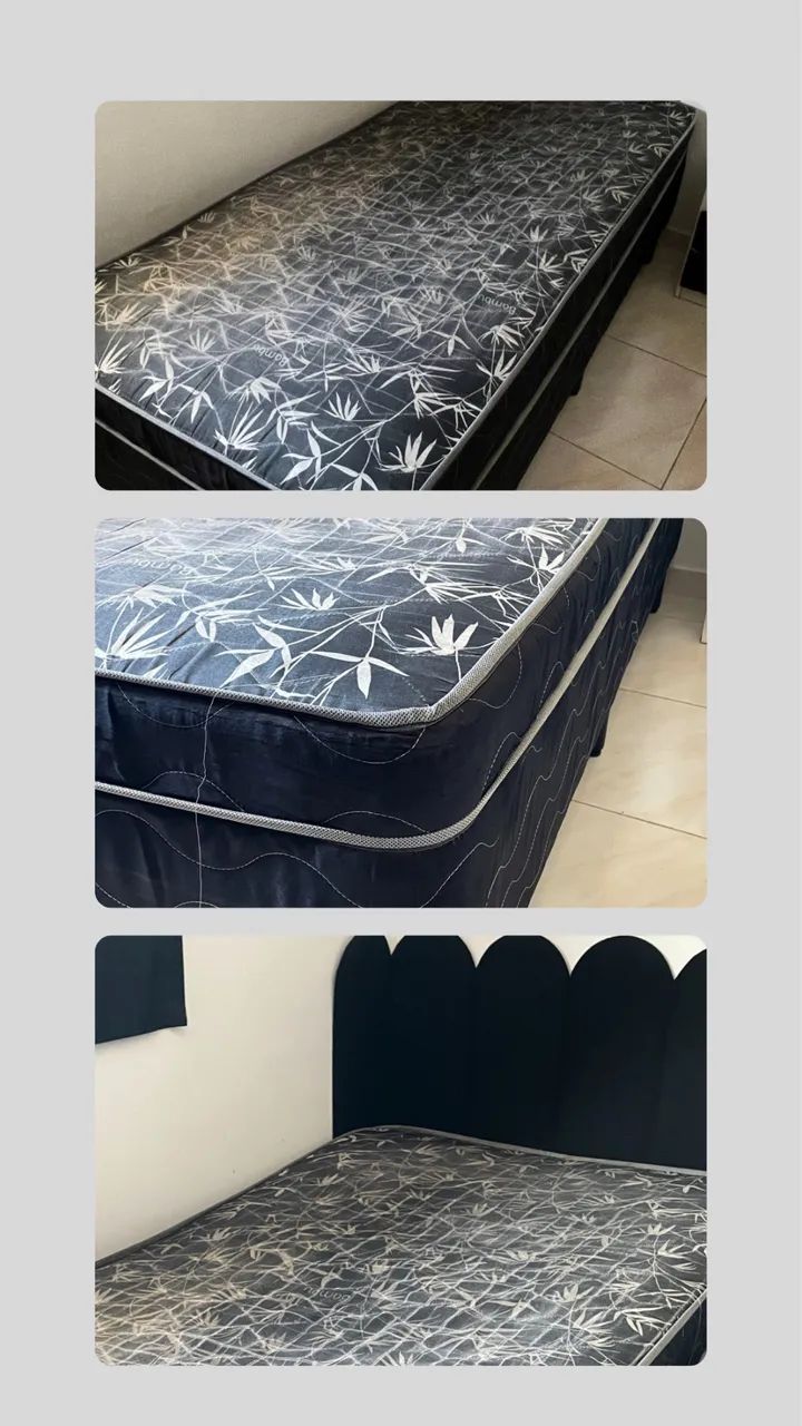 Cama solteirão + cabeceiras 