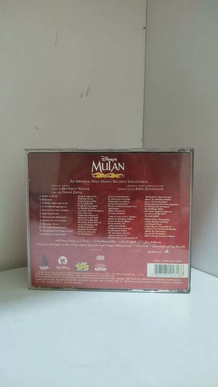 CD trilha sonora Mulan - Foto 2