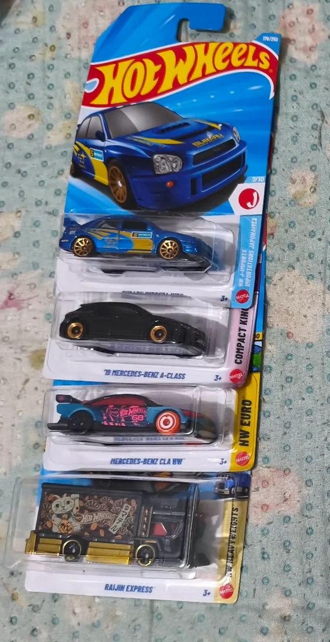 Hot Wheels Lote 4 minis raras