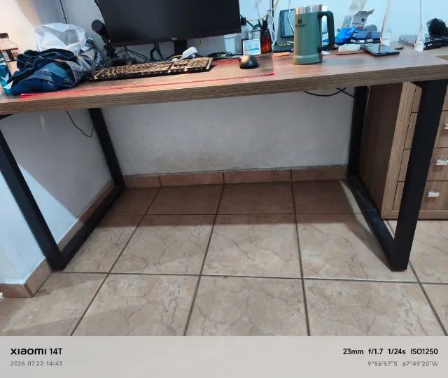 MESA ESCRITORIO 1,5M MDF - Foto 3