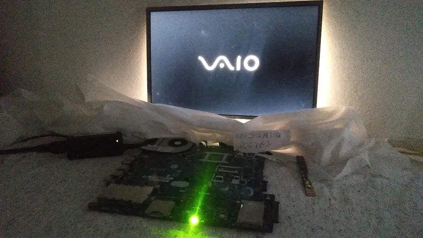 Placa Mae de Notebook Sony 7142 usada funcionando.