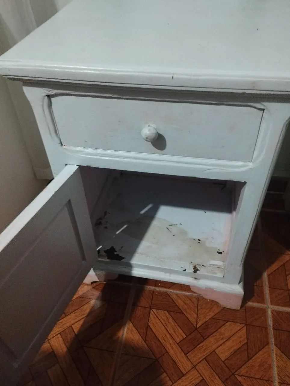 Criado mudo de madeira - Foto 4