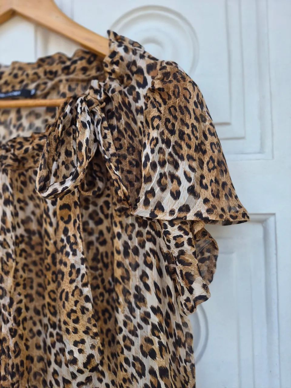 Blusa seda animal print - Foto 3