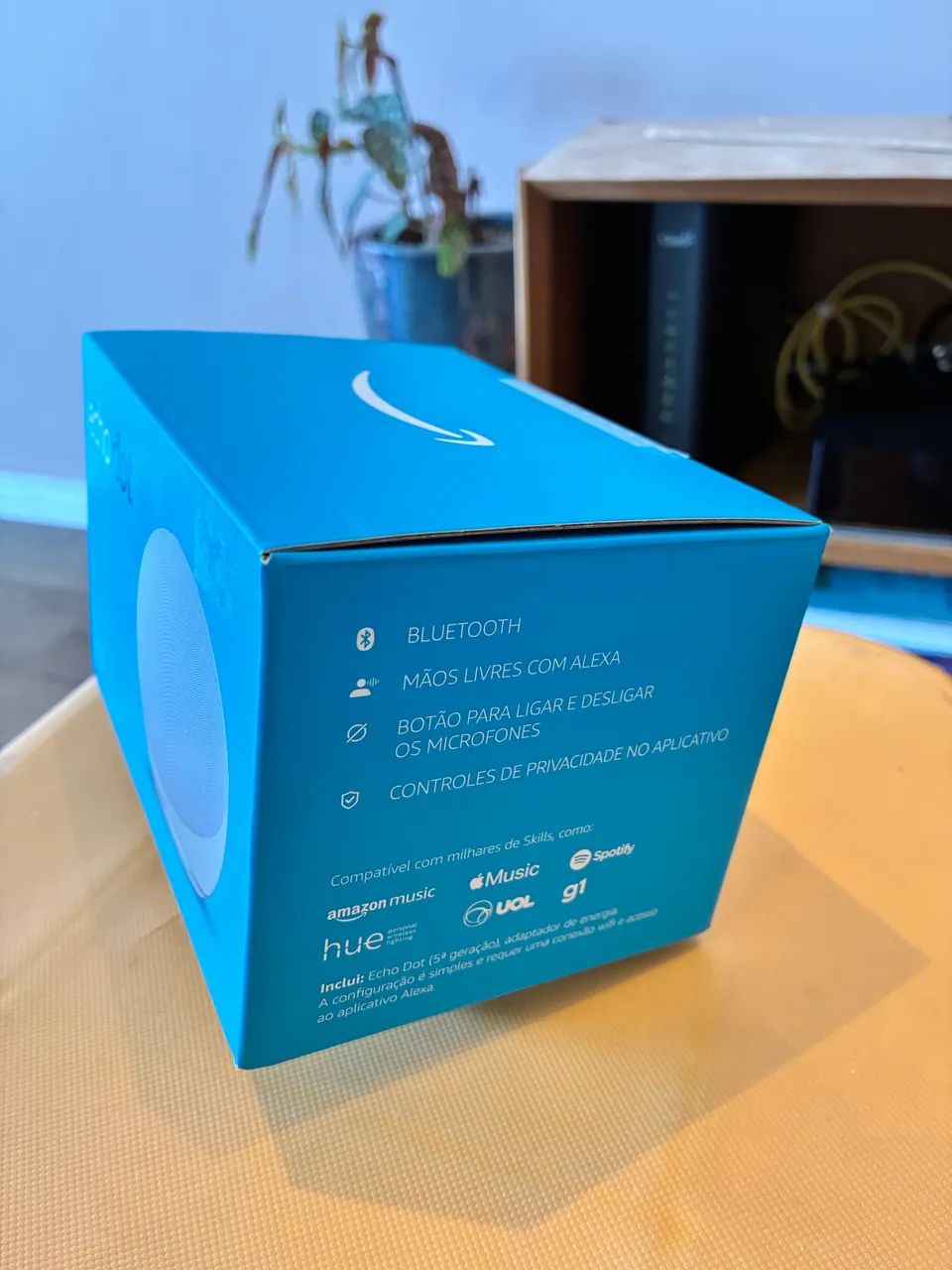 Echo Dot Smart Speaker + Alexa (Geração 5)