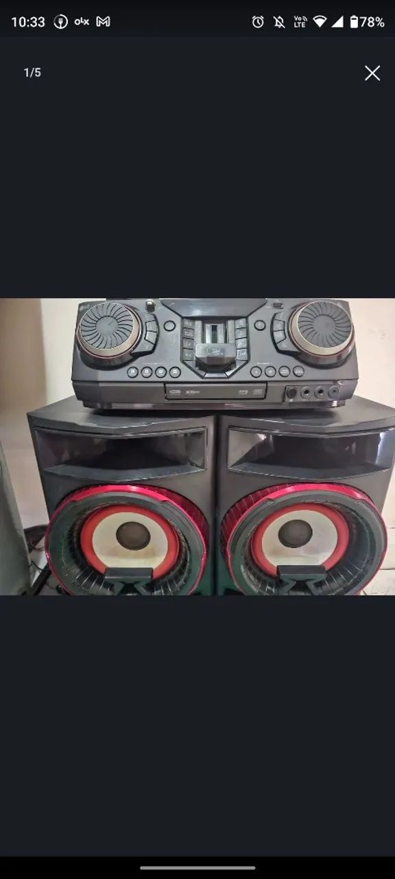 Som mini system LG 