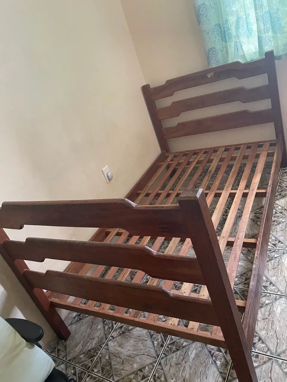 Cama de madeira solteirão  - Foto 3