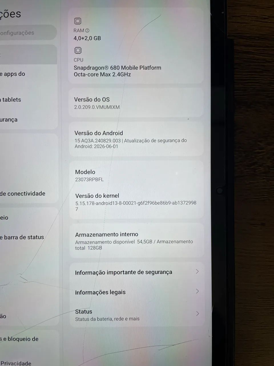 Tablet redmi pad se 128gb com capinha, película e caneta  - Foto 5