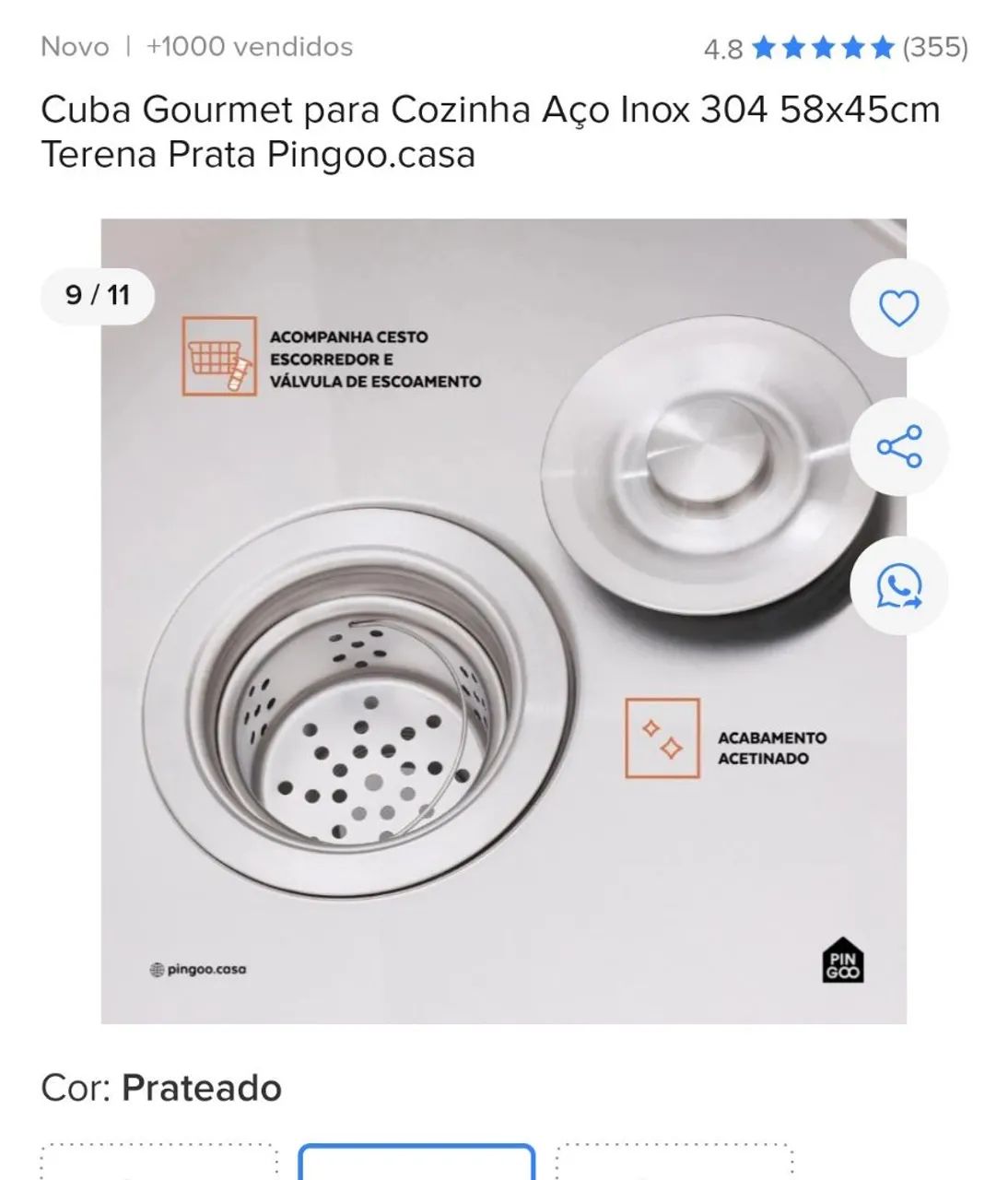 Cuba de inox  - Foto 2