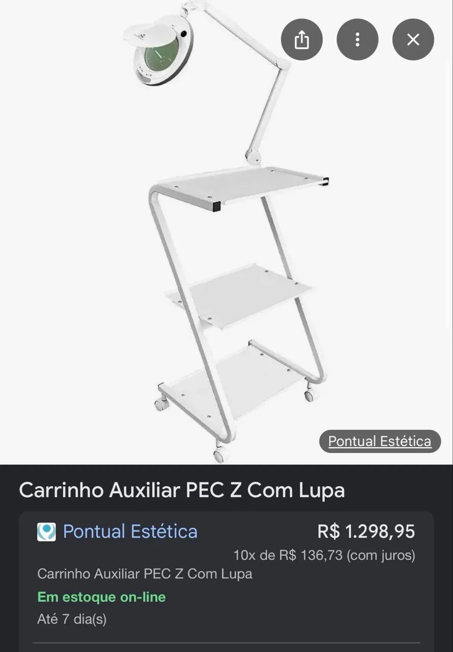Carrinho auxiliar de estética z pec  - Foto 3