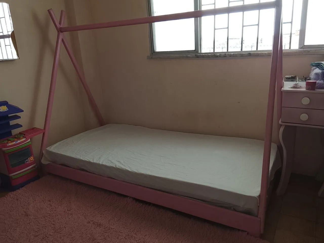 Cama com colchão baixei pra vender rápido  - Foto 4