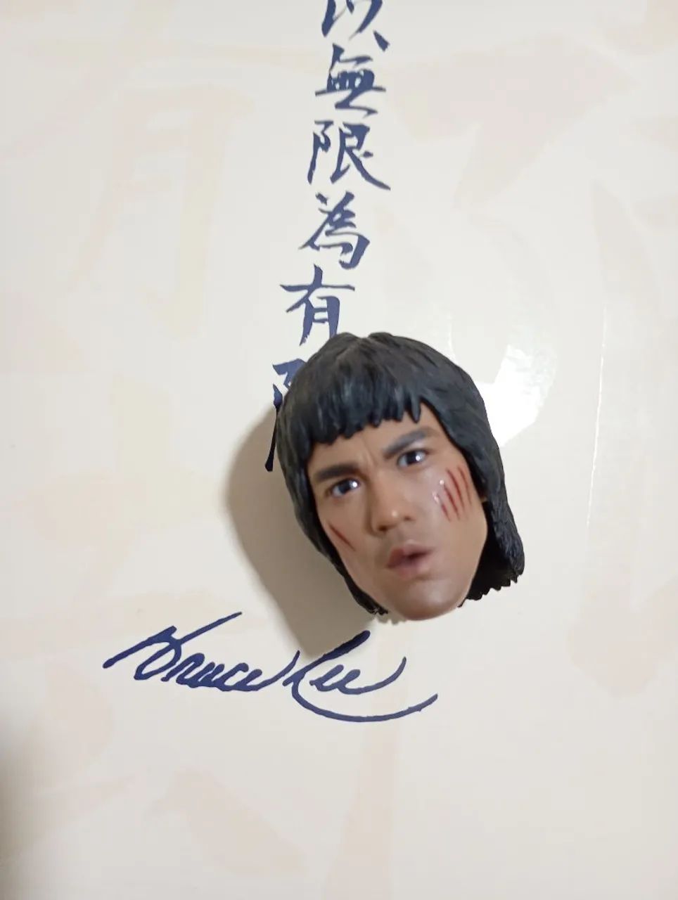 Head sculpt dx04 Bruce lee hot toya  - Foto 3