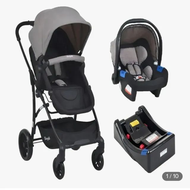 Kit carrinho + bebê conforto BURIGOTTO