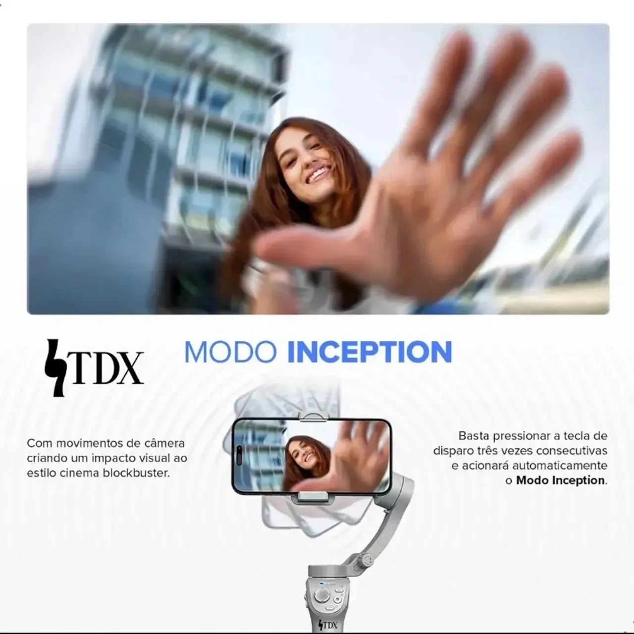 GIMBLE ESTABILIZADOR 3 EIXOS TDX - Foto 2