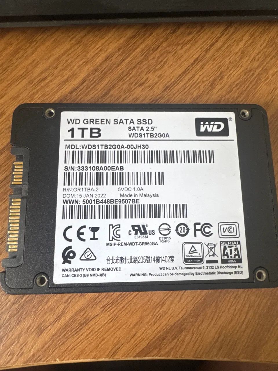 SSD SATA 1tb Wd Green  - Foto 2
