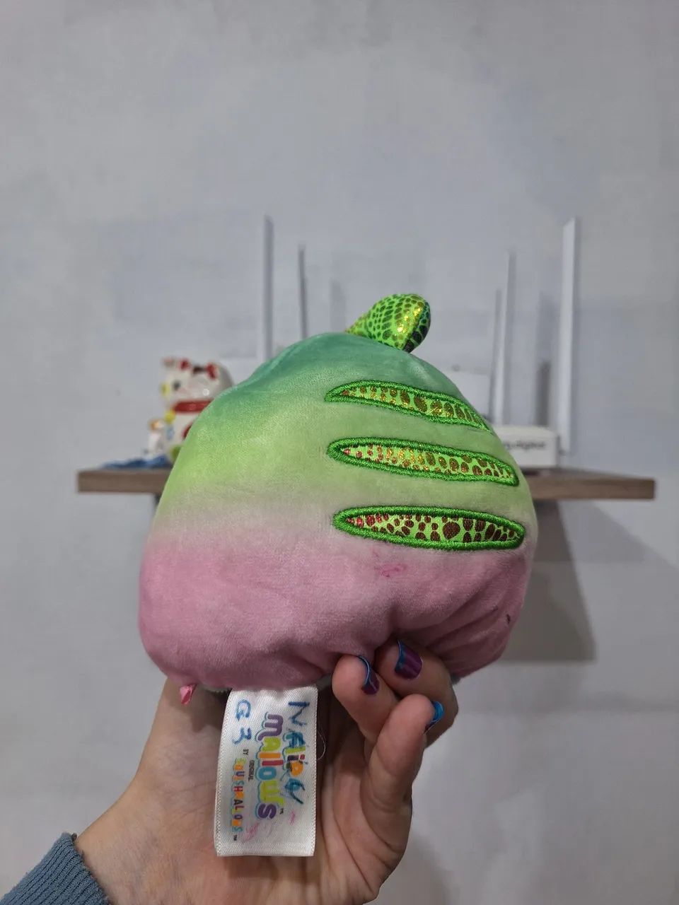 Pelúcia mini squishmallow flip 2 em 1 - Foto 3